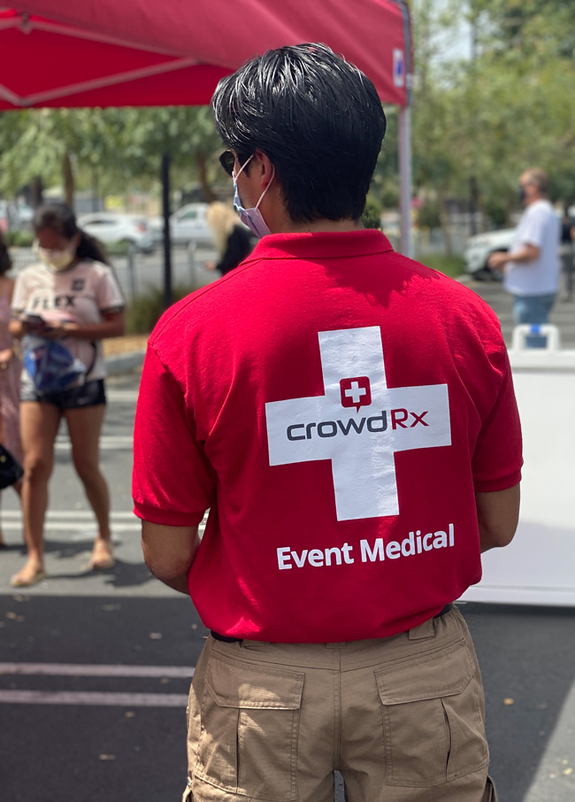 CrowdRx staff at Live TV production