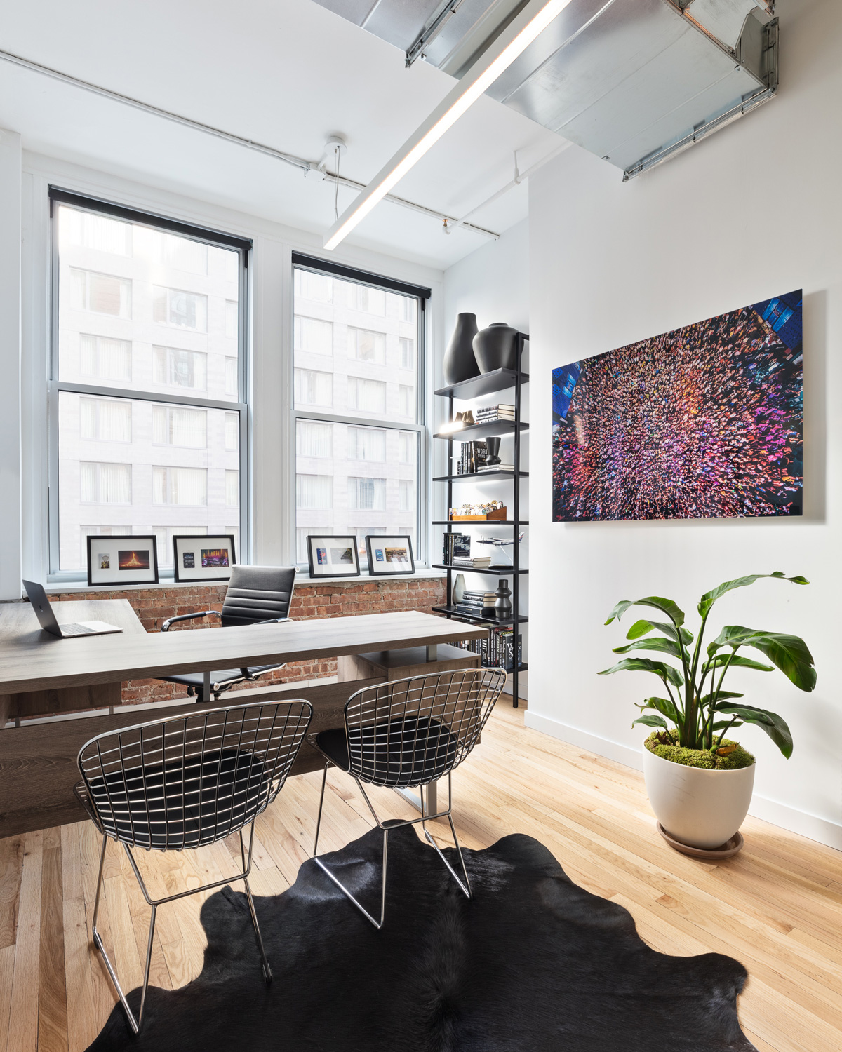 Modern office workspace