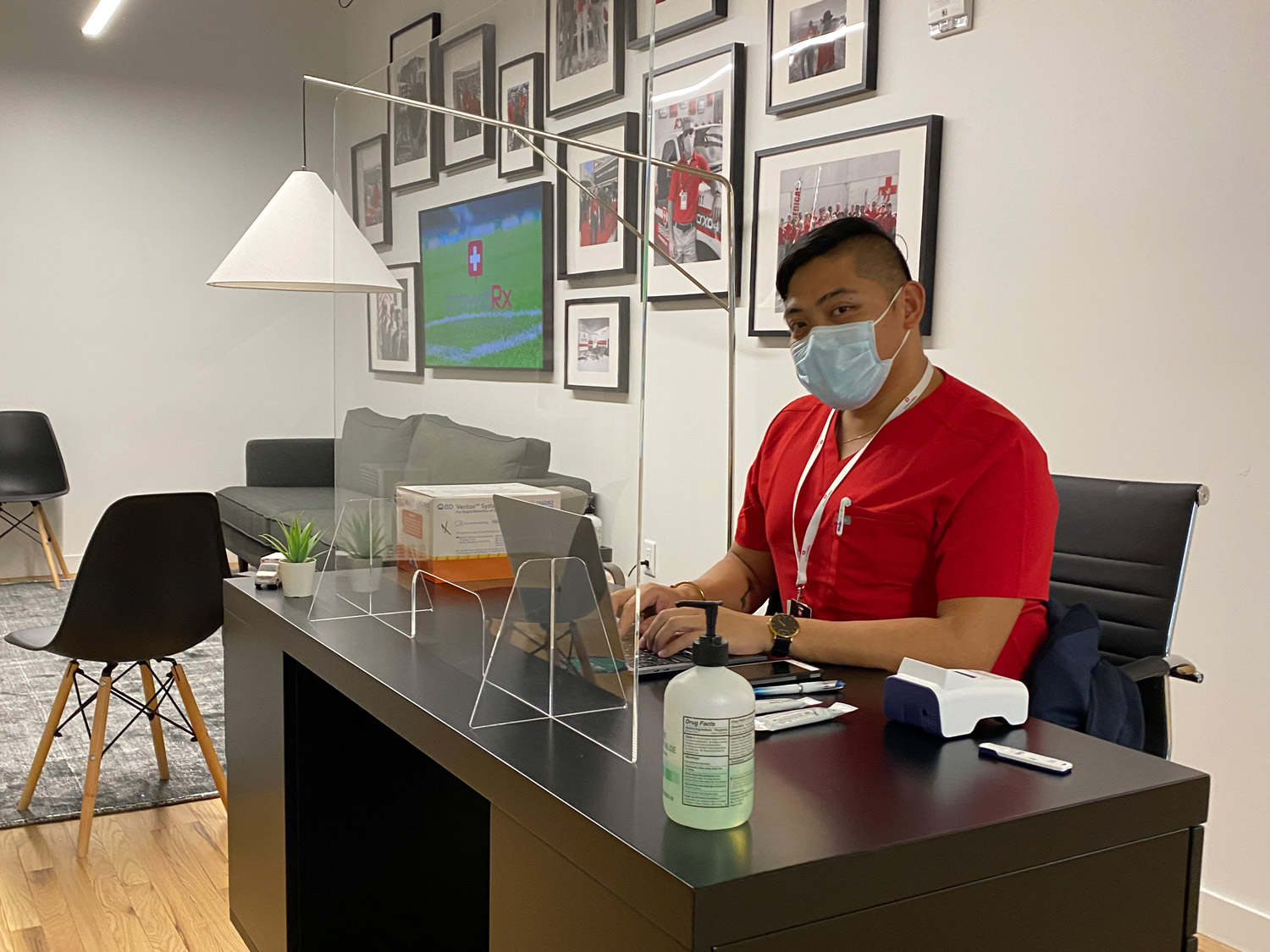 CrowdRx headquarters reception